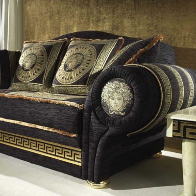  ROYALE - stolik caffee , ława  z meandrem VERSACE , meble włoskie