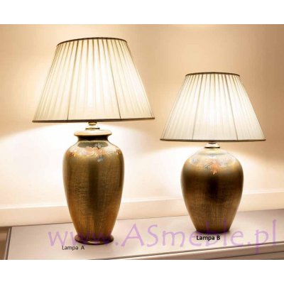 Lampa  FIORE  01A z dekoracją kwiatową, włoskie lampy