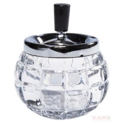 SQUARE Popielnica Cristallo Chrome Kare Design 