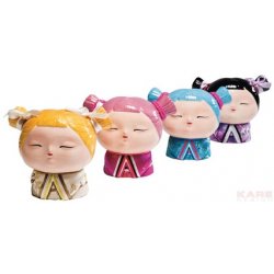Japonese Girls -  skarbonka ceramiczna  kolor żołty  z Kare Design 