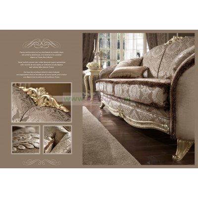  LOUNGE - luksusowa sofa 2 os. z funkcją spania  kolekcja Donatello,Cat CG włoskie meble stylowe