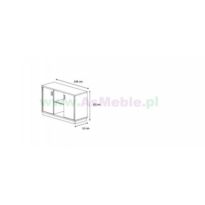 ROMA NOCE SLIM  - bufet, komoda  3/D  - meble włoskie do salonu
