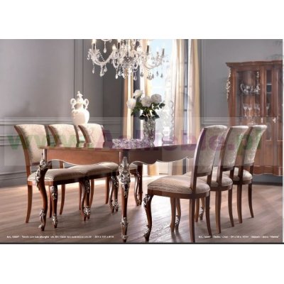  VERNERE  Włoski drewniany stół rozkładany 161/239 x 101 w 100% drewno