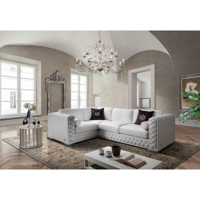  SOFA NAROŻNA ELITE  materiał skóra standart