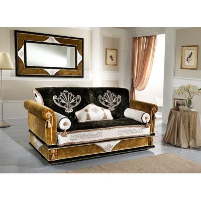 UNIQUE - włoska sofa w tkaninie, styl klasyczny