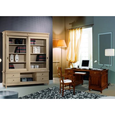  klasyczne biurko z gładka rama 180 x 80 cm kolor do wyboru  włoskie meble stylowe