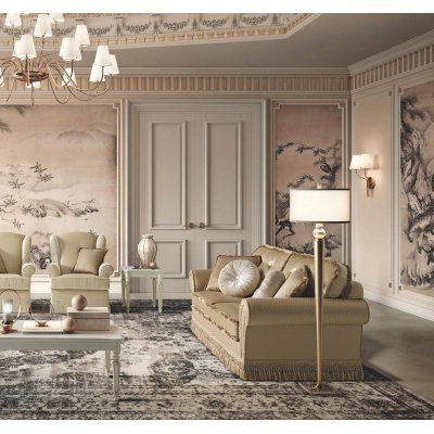  sofa Decor włoska sofa stylowa 3-osobowa 