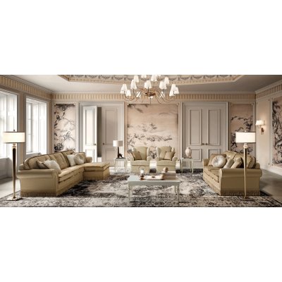  sofa Decor włoska sofa stylowa 3-osobowa 