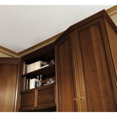  GIOTTO - łoże 160x200 w kol. orzecha włoskiego, meble klasyczne