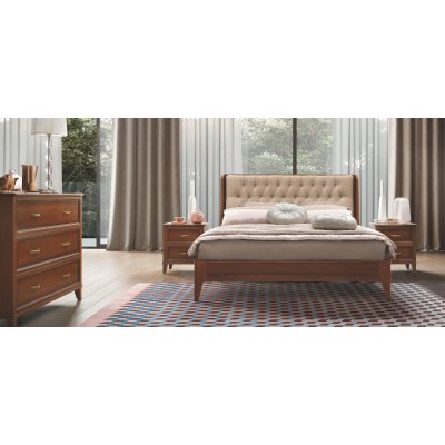  GIOTTO - łoże 160x200 w kol. orzecha włoskiego, meble klasyczne