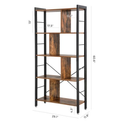  INDUSTRIAL metalowy regał na książki loft style 