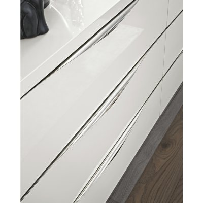  ONDA BIANCO - biała komoda szyfoniera, meble włoskie Art Deco