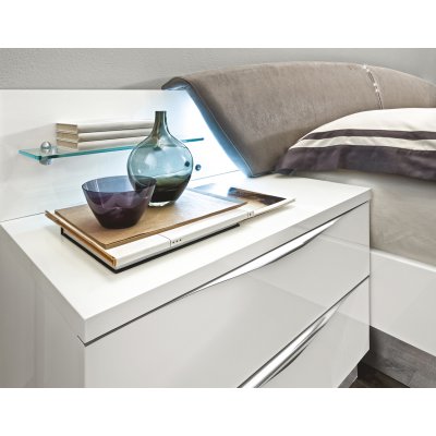  ONDA BIANCO - biała komoda szyfoniera, meble włoskie Art Deco