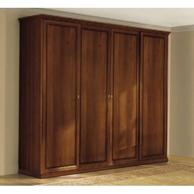GIOTTO - szafa 5/D bez luster 250 cm w kolorze orzecha włoskiego, meble klasyczne