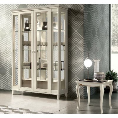  GIOTTO stolik 58x58 cm w kolorze  bianco antico meble klasyczne