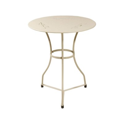 FLOVER -Stolik beżowy  fi 60 cm Kare Design