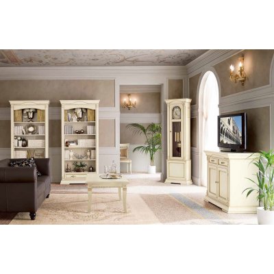   SALA BIANCO  biblioteczka otwarta   włoskie meble klasyczne
