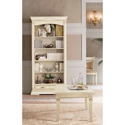   SALA BIANCO  biblioteczka otwarta   włoskie meble klasyczne