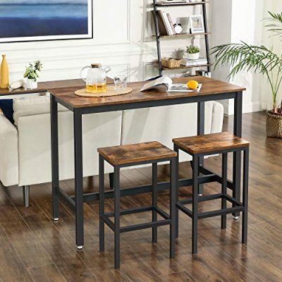 INDUSTRIAL- stół barowy  z hokerami  w stylu vintage h. 96 cm 