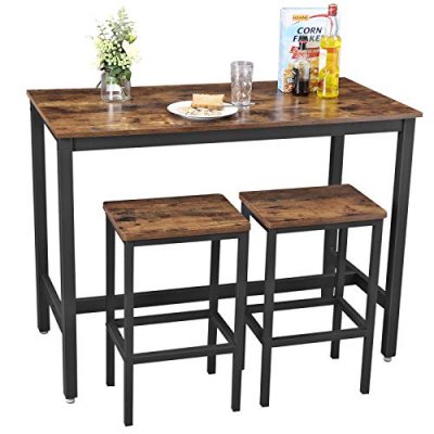  INDUSTRIAL- stół barowy  z hokerami  w stylu vintage h. 96 cm 