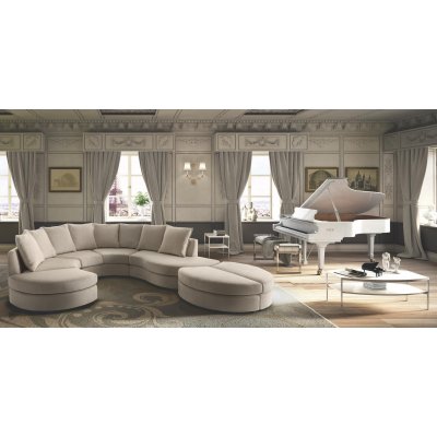 NEW YORKER- nowoczesna włoska sofa skórzana 2 osobowa