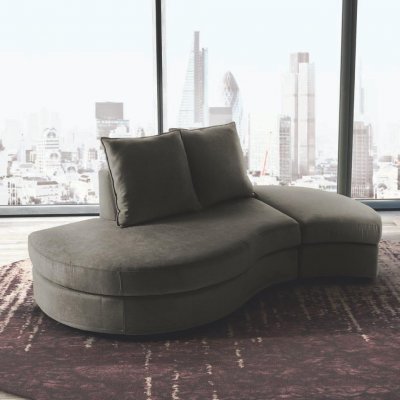  NEW YORKER- nowoczesna włoska sofa skórzana 2 osobowa