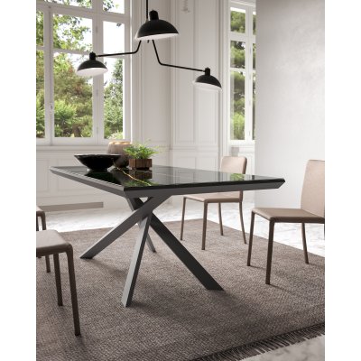  OZZIO  4x4 nowoczesny włoski drewniany stół  rozkładany 170x90 cm.