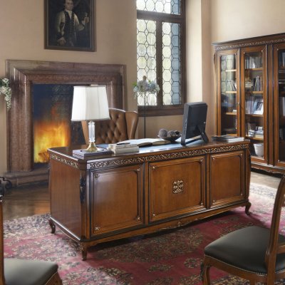  VILLA- włoski drewniany regał cztero drzwiowy