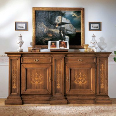  LA CASA  włoska drewniana komoda dwu drzwiowa 