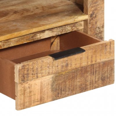 Szafka pod telewizor surowe drewno mango 110x30x40 cm