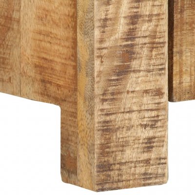  Szafka pod telewizor surowe drewno mango 110x30x40 cm