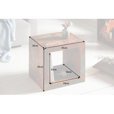  Solidny stolik pomocniczy JAKARTA 45 cm