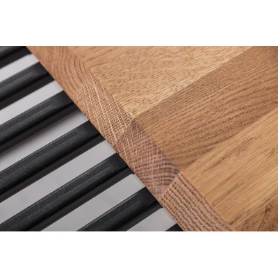  Stolik kawowy ARCHITEKTURA 100 cm dąb i metal
