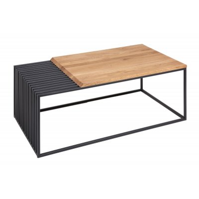  Stolik kawowy ARCHITEKTURA 100 cm dąb i metal