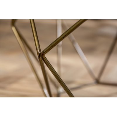  Stolik kawowy Diamond 70 cm marmur zielony