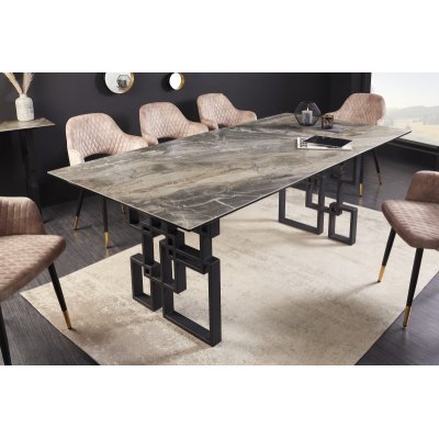 Stół Atlantis 200 cm. taupe Marmor optik