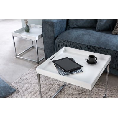  Stolik kawowy Couchtisch Elements 2 ere Set weiss tablett