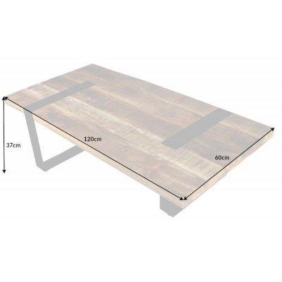  Stolik kawowy Iron Creaft 120 cm. Mango