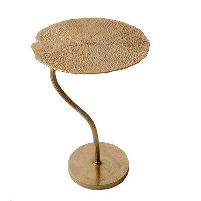  Stolik kawowy  Leaf 40 cm gold