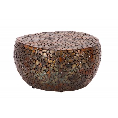  Stolik kawowy Stone Mosaic 72 cm kuper