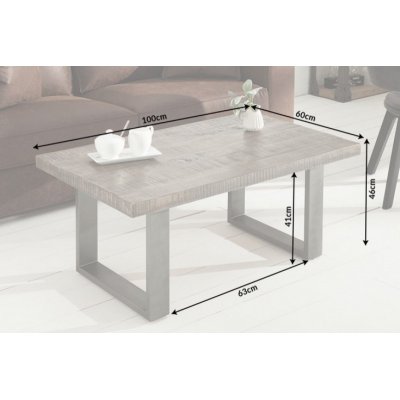   Stolik kawowy IRON CRAFT 100cm