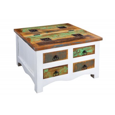  Stolik kawowy JAKARTA 70 cm, bielony,