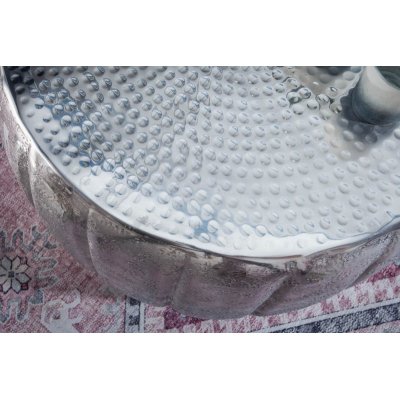  Stolik kawowy Marrekesch 55 cm aluminium  Silber