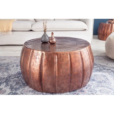  Stolik  kawowy Marrekesch 65 cm aluminium  kupfer