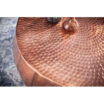  Stolik  kawowy Marrekesch 65 cm aluminium  kupfer