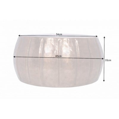 Stolik  kawowy Marrekesch 65 cm aluminium  kupfer