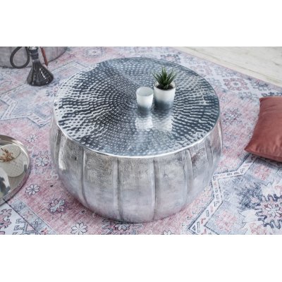  Stolik  kawowy Marrekesch 65 cm aluminium Silber
