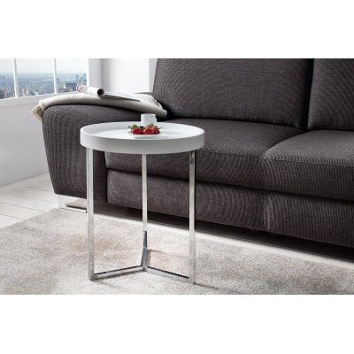 Stolik kawowy Modular 40 cmweiss silber