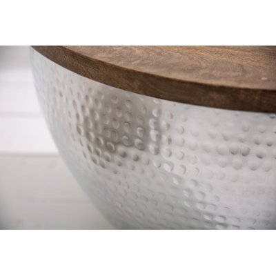  Stolik  kawowy orient storage 60 cm Akacja silber