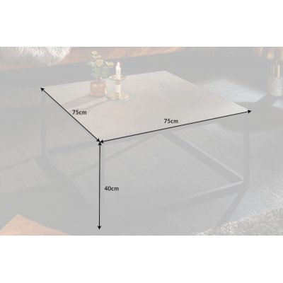  Stolik kawowy Symbiose  75cm. Beton- Optik keramik